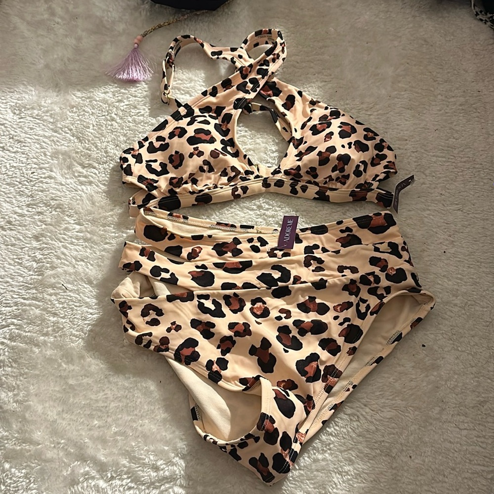 Adore me high waisted bikini. NWT